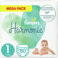 Pampers® Pampers - Harmonie / Pure - Maat 1 - Mega Pack - 80 Luiers 25 Pampers® Pampers - Harmonie / Pure - Maat 1 - Mega Pack - 80 Luiers -Aanbiedingen BIBS Winkel 1200x1198 2