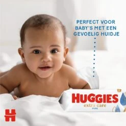 Huggies Billendoekjes - Pure Extra Care - 8 X 56 Stuks - 448 Doekjes - Voordeelverpakking -Aanbiedingen BIBS Winkel 1200x1198 39