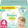 Pampers® Pampers - Premium Protection - Maat 4 - Maandbox- 200 Luiers