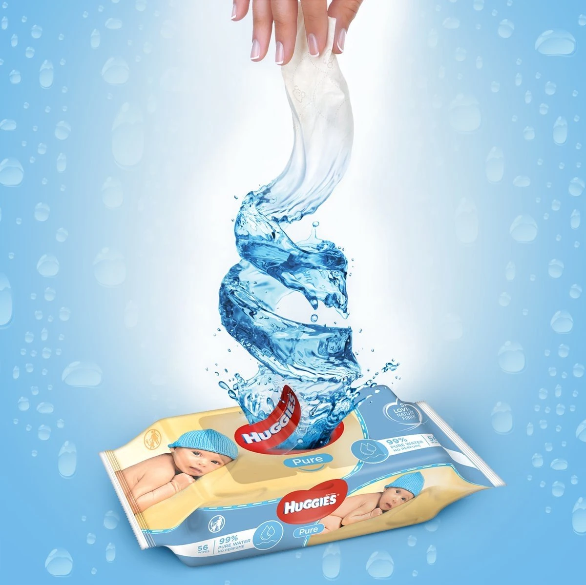 Huggies - Pure - Billendoekjes - 1120 Babydoekjes - 20 X 56 2 Huggies - Pure - Billendoekjes - 1120 Babydoekjes - 20 X 56 - Afbeelding 2