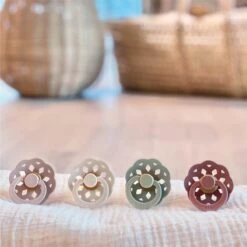 BiBS - Boheme Pacifier - Stage 2 Fopspeen - 2 Stuks - Woodchuck / Blush -Aanbiedingen BIBS Winkel 1200x1199 174