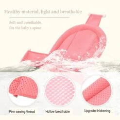 Verstelbare Antislip Baby Bad Kussen (Roze) Model 2023 - Baby Bad Kussen - Antislip Kussen - Geschikt Voor Ieder Baby Badje! -Aanbiedingen BIBS Winkel 1200x1200 1050