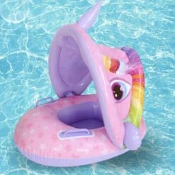 Eenhoorn - Kinderzwembad – Peuter Zwembad – Baby Zwembadje – Baby Zwembad Met Zonnescherm – Opblaasbaar – Vanaf 1 Jaar -Aanbiedingen BIBS Winkel 1200x1200 1101