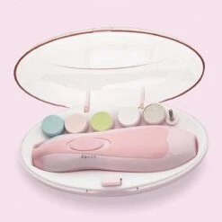 IGOODS Electrische Baby Nagelset - Baby NagelKnipper & Nageltrimmer - Veilig En Zacht - Voor Baby En Volwassenen - Ultra Stil (slapend Knippen) - Draadloos - Pink