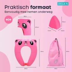 Zigla - WC Verkleiner - Kinder WC Bril - Opvouwbaar - Licht Ontwerp - Hygiënisch Voor Onderweg - WC Bril Voor Zindelijkheidstraining - Makkelijk Mee Te Nemen - Gratis Tasje Bijgeleverd - -Aanbiedingen BIBS Winkel 1200x1200 1264