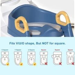 Zindelijkheidstraining Stoel Met Opstapje Ladder, Zindelijkheidstraining Toilet Voor Kinderen Jongens Meisjes Peuters-comfortabel Veilig Potje Stoel Met Anti-slip Pads Ladder - Blauw -Aanbiedingen BIBS Winkel 1200x1200 1278