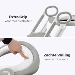 LifeGoods WC Verkleiner Met Trapje - Trainer Met Opstapje - 2 Tot 7 Jaar - Grijs/Wit -Aanbiedingen BIBS Winkel 1200x1200 1313