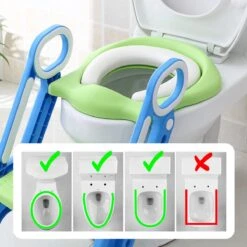 LifeGoods WC Verkleiner Met Trapje - Trainer Met Opstapje - 2 Tot 7 Jaar - Groen/Blauw -Aanbiedingen BIBS Winkel 1200x1200 1321