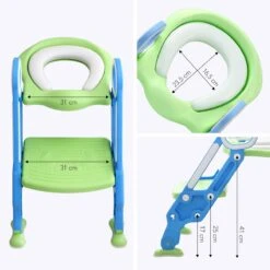 LifeGoods WC Verkleiner Met Trapje - Trainer Met Opstapje - 2 Tot 7 Jaar - Groen/Blauw -Aanbiedingen BIBS Winkel 1200x1200 1327