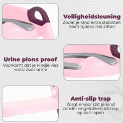 WC Verkleiner Met Trapje - Inclusief Handvaten - Opvouwbaar - 2 Tot 7 Jaar - Roze - Paars 13 WC Verkleiner Met Trapje - Inclusief Handvaten - Opvouwbaar - 2 Tot 7 Jaar - Roze - Paars -Aanbiedingen BIBS Winkel 1200x1200 1342