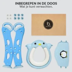 Buxibo Kinder WC Met Opstapje - WC Bril Kind - Kinderzitting WC - Toilet Verkleiner - Toilettrainer - Blauw -Aanbiedingen BIBS Winkel 1200x1200 1355