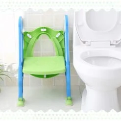 Toiletbril Met Trapje Voor Kinderen | Kinder Toiletzitje Toiletstoel Met Trap | Opvouwbare WC-bril Verkleiner Toiletverkleiner | LB-A20 Blauwpaars -Aanbiedingen BIBS Winkel 1200x1200 1359