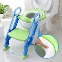 Toiletbril Met Trapje Voor Kinderen | Kinder Toiletzitje Toiletstoel Met Trap | Opvouwbare WC-bril Verkleiner Toiletverkleiner | LB-A20 Blauwpaars -Aanbiedingen BIBS Winkel 1200x1200 1360