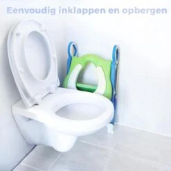 Toiletbril Met Trapje Voor Kinderen | Kinder Toiletzitje Toiletstoel Met Trap | Opvouwbare WC-bril Verkleiner Toiletverkleiner | LB-A20 Blauwpaars -Aanbiedingen BIBS Winkel 1200x1200 1361