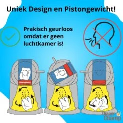 Luieremmer Large Zilver - Groot - Zonder Navulling - Geschikt Voor Pampers En Huggies - Stoma -Aanbiedingen BIBS Winkel 1200x1200 1367