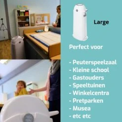 Luieremmer Large Zilver - Groot - Zonder Navulling - Geschikt Voor Pampers En Huggies - Stoma -Aanbiedingen BIBS Winkel 1200x1200 1368