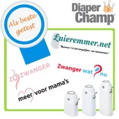 Luieremmer Large Zilver - Groot - Zonder Navulling - Geschikt Voor Pampers En Huggies - Stoma -Aanbiedingen BIBS Winkel 1200x1200 1370