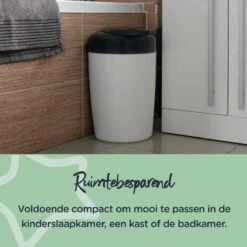 Tommee Tippee Simplee Sangenic Luieremmer, Milieuvriendelijker Systeem, Inclusief 6 Navulcassettes Met Duurzaam Geproduceerde Antibacteriële GREENFILM, Grijs -Aanbiedingen BIBS Winkel 1200x1200 1390