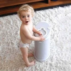 Ubbi® Ubbi Luieremmer - Grijs - Metaal - Geurloos - Geen Navulcassettes Nodig -Aanbiedingen BIBS Winkel 1200x1200 1411