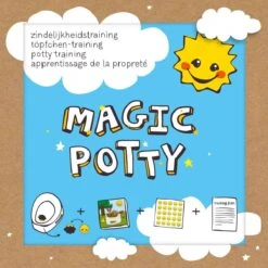 Magic Potty™ Zindelijkheidstraining Kind - Set-4: Boekje, Magic Stickers, Beloningsstickers, Stappenplan