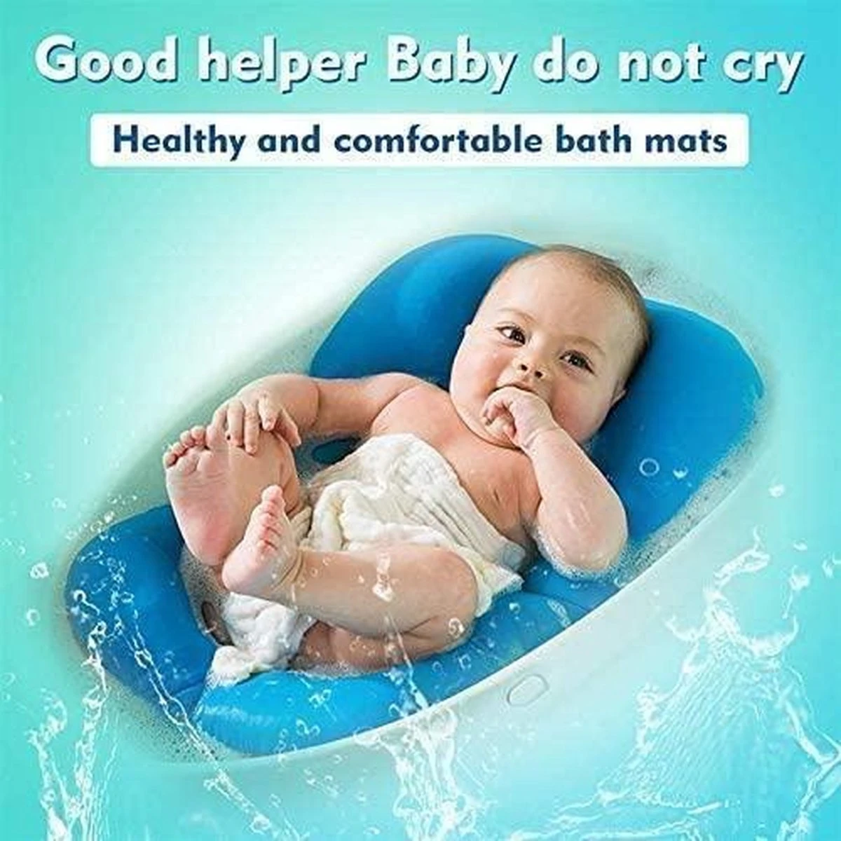 Baby Bather Baby Badkussen, Moonvvin Drijvende Zachte Baby Bad Kussen & Lounger Pasgeboren Pad Tub Kussen 5 Baby Bather Baby Badkussen, Moonvvin Drijvende Zachte Baby Bad Kussen & Lounger Pasgeboren Pad Tub Kussen - Afbeelding 5