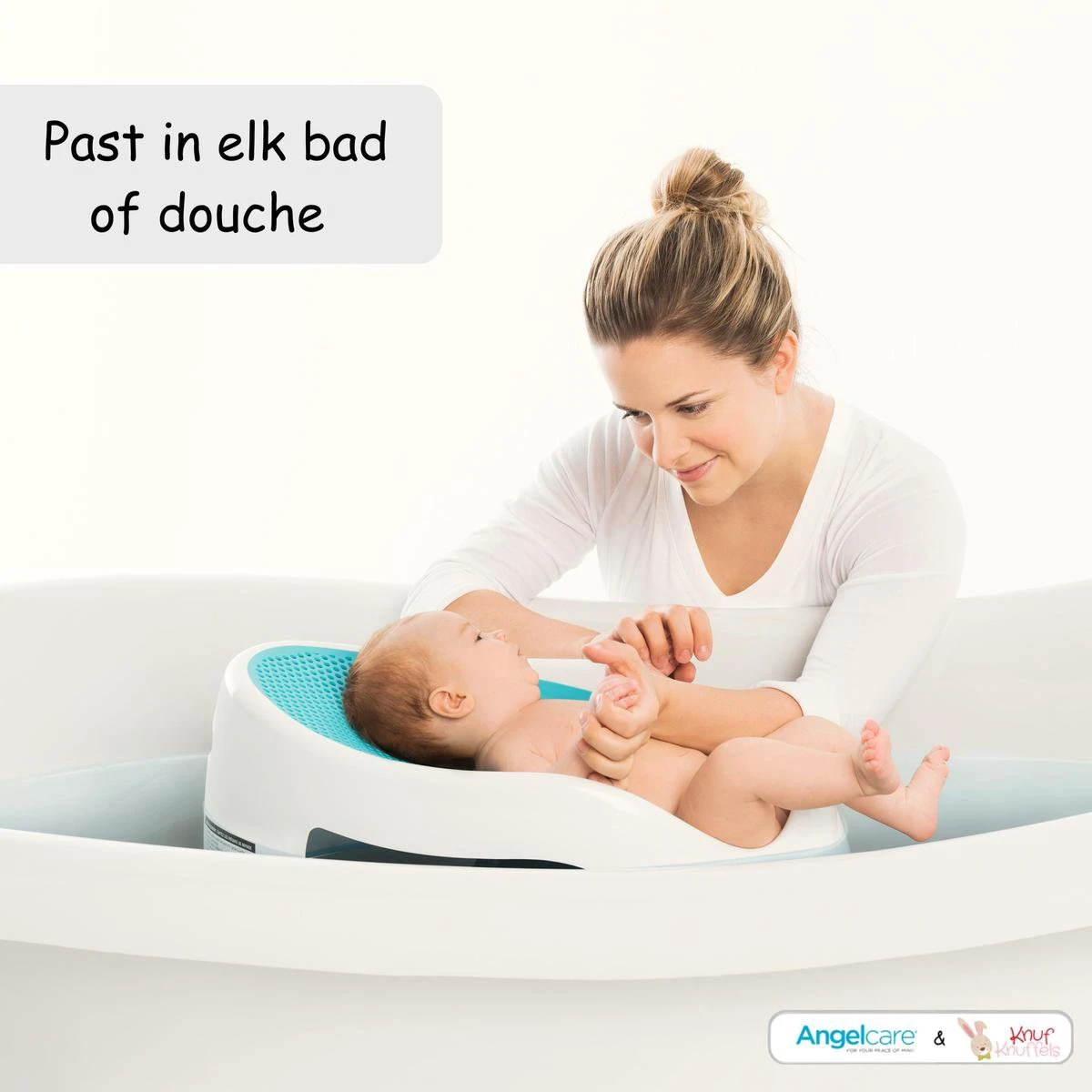 Angelcare Baby Badzitje - Zachte Zitting - Blauw 3 Angelcare Baby Badzitje - Zachte Zitting - Blauw - Afbeelding 3