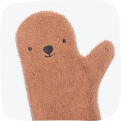 Invented 4 Kids - Douche Washandje - Washandjes - Roze Bever -Aanbiedingen BIBS Winkel 1200x1200 1631