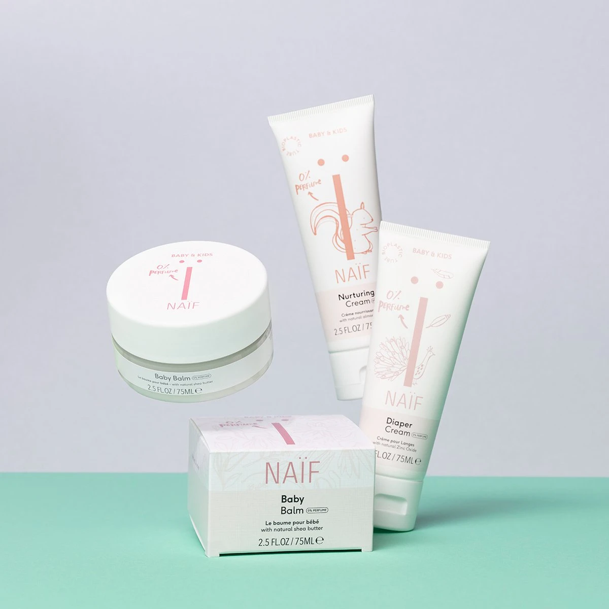 Naïf Baby Balm - Parfumvrij - Baby & Kids - 75ml - Met Natuurlijke Ingrediënten 4 Naïf Baby Balm - Parfumvrij - Baby & Kids - 75ml - Met Natuurlijke Ingrediënten - Afbeelding 4