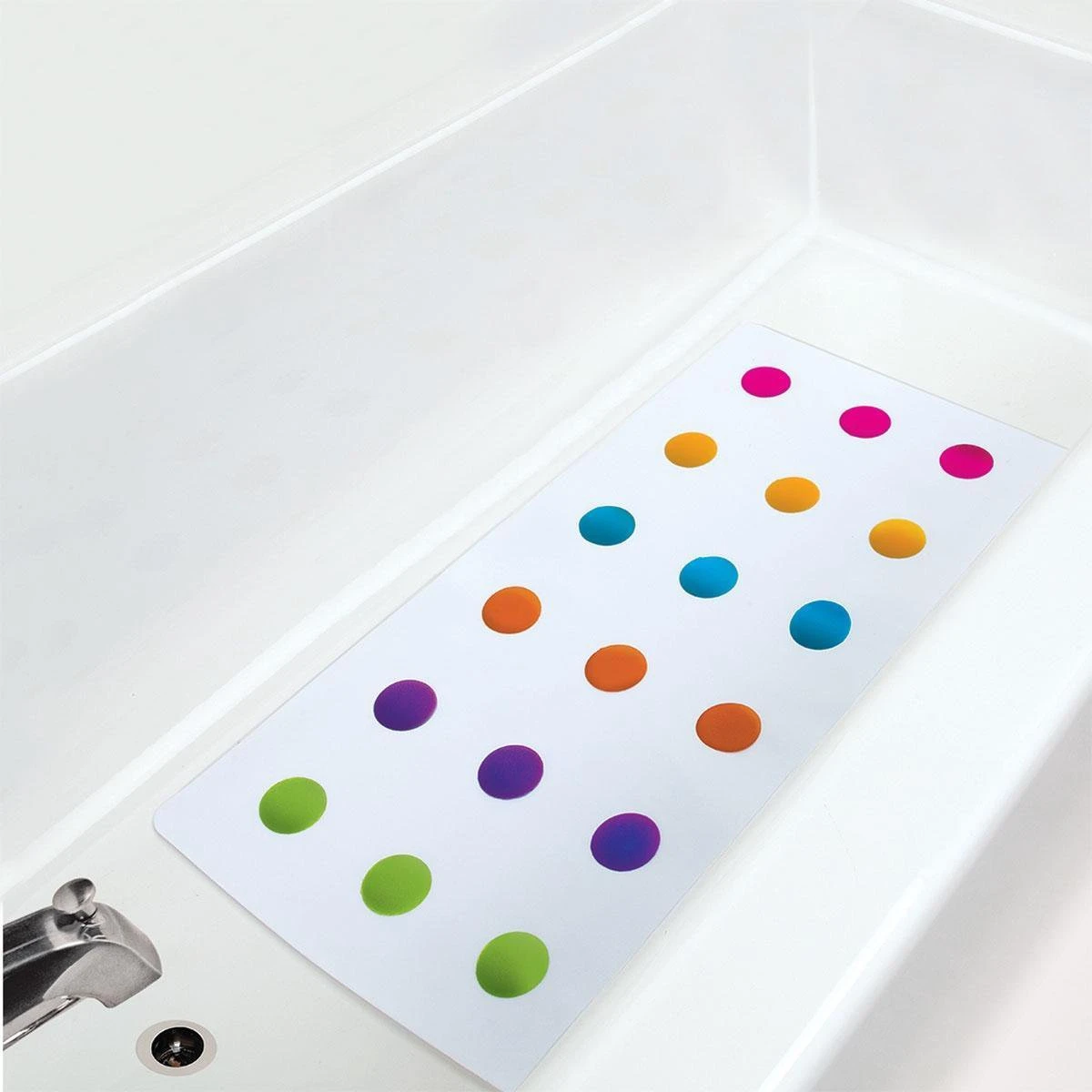 Munchkin Dandy Dots Bath Mat/ Leuke Badmat Met Stippen 4 Munchkin Dandy Dots Bath Mat/ Leuke Badmat Met Stippen - Afbeelding 4