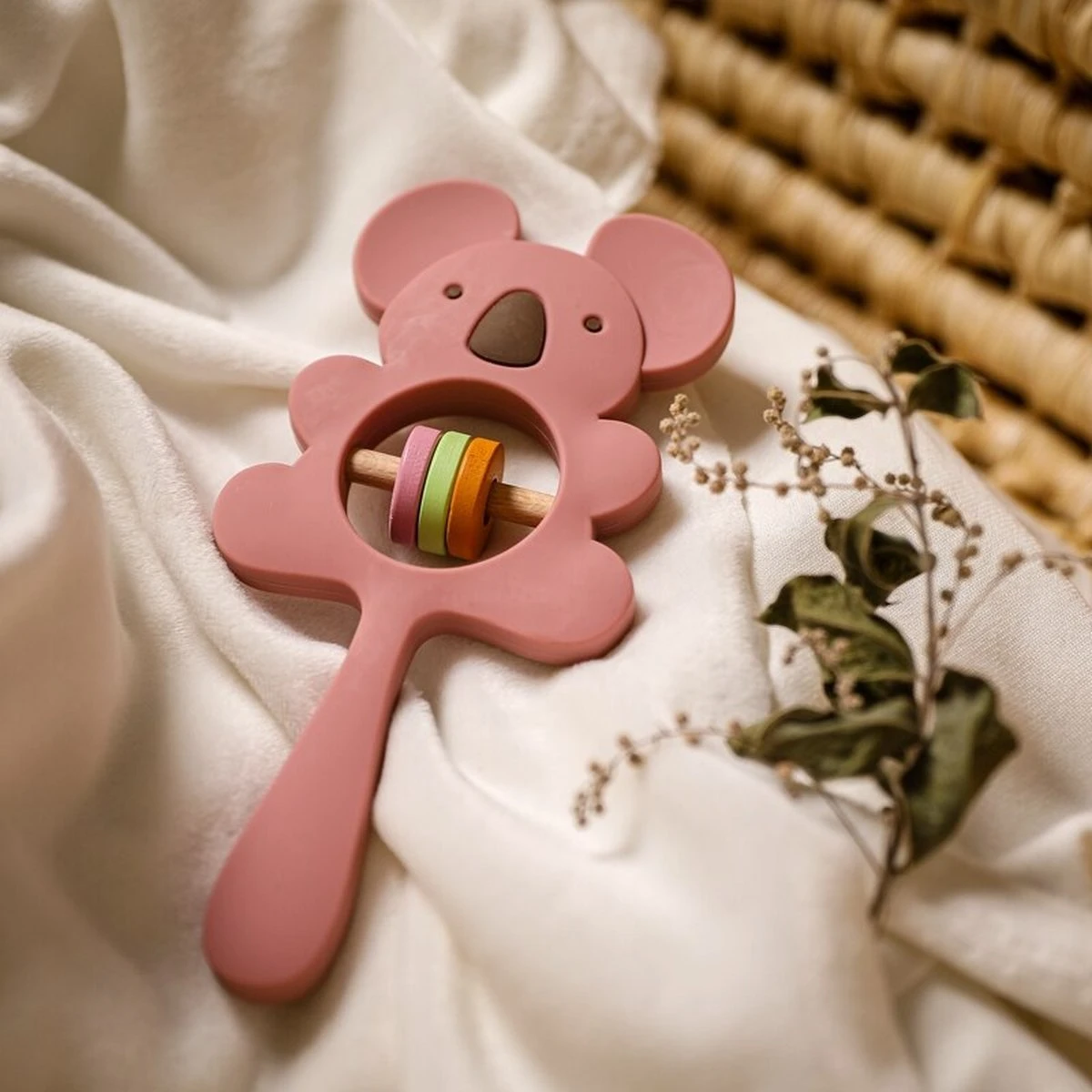 Merkloos Bijtring - Rammelaar - Babys - Speelgoed - Babyspeelgoed - Kraamcadeau - Siliconen - BPA Vrij - Roze 3 Merkloos Bijtring - Rammelaar - Babys - Speelgoed - Babyspeelgoed - Kraamcadeau - Siliconen - BPA Vrij - Roze - Afbeelding 3