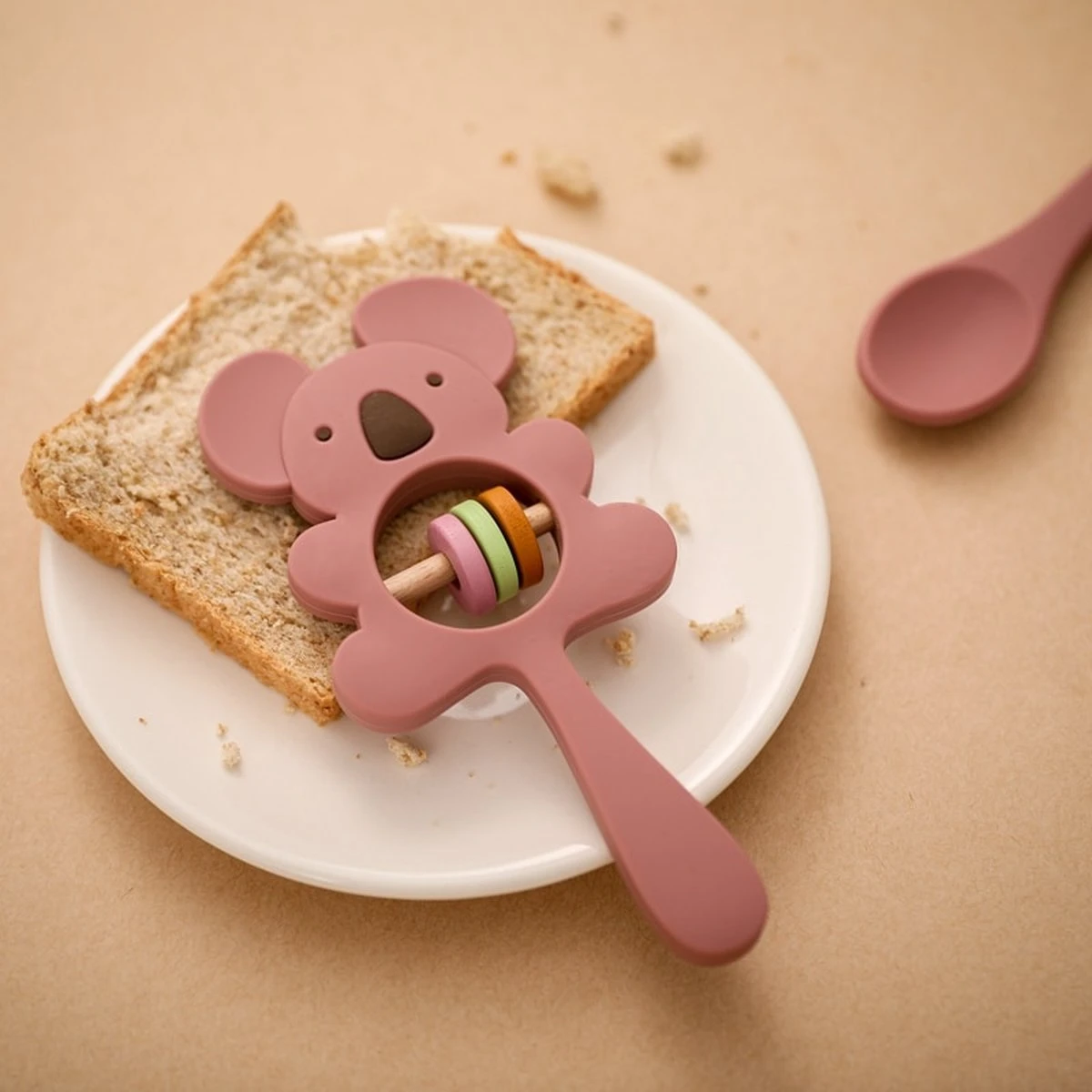 Merkloos Bijtring - Rammelaar - Babys - Speelgoed - Babyspeelgoed - Kraamcadeau - Siliconen - BPA Vrij - Roze 7 Merkloos Bijtring - Rammelaar - Babys - Speelgoed - Babyspeelgoed - Kraamcadeau - Siliconen - BPA Vrij - Roze - Afbeelding 7