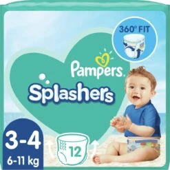 Pampers® Pampers Splashers 12 Wegwerpbare Zwemluiers - Maat 3-4 -Aanbiedingen BIBS Winkel 1200x1200 18