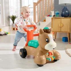 Fisher Price Fisher-Price Pony Loopvriendje - Looptrainer Baby - Bruin - Groen -Aanbiedingen BIBS Winkel 1200x1200 1807