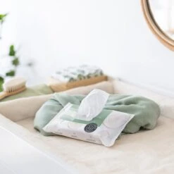 LILLYDOO Green Natural Billendoekjes - Doekjes 100% Vrij Van Plastic & Parfum - 1440 Stuks (24x60) -Aanbiedingen BIBS Winkel 1200x1200 181