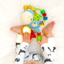 Playgro Clip Clop Rammelaar - Blauw - Activiteitenspeeltje - Kraamkado -Aanbiedingen BIBS Winkel 1200x1200 1851