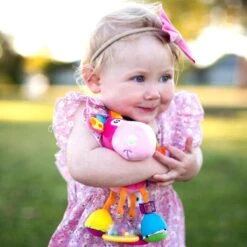 Playgro Clip Clop Rammelaar - Roze - Activiteitenspeeltje - Kraamkado -Aanbiedingen BIBS Winkel 1200x1200 1884