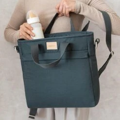 Nobodinoz Baby On The Go Luiertas Rugzak Carbon Blue -Aanbiedingen BIBS Winkel 1200x1200 2095