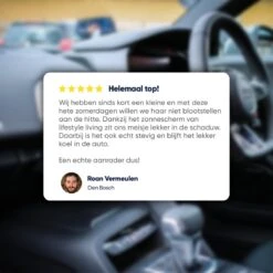 Lifestyle Living Zonnescherm Auto Zijruit – Zonwering Voor Baby En Kind – Zonder Zuignappen – UV Protectie – 2 Stuks – 51 X 31CM – Statisch - Zelfklevend -Aanbiedingen BIBS Winkel 1200x1200 2142