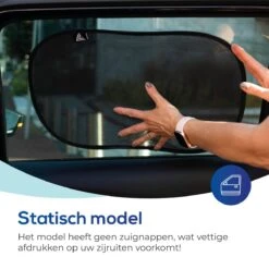 Lifestyle Living Zonnescherm Auto Zijruit – Zonwering Voor Baby En Kind – Zonder Zuignappen – UV Protectie – 2 Stuks – 51 X 31CM – Statisch - Zelfklevend -Aanbiedingen BIBS Winkel 1200x1200 2147