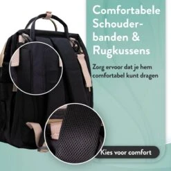 Luiertas Rugzak - Monx Luiertas Verzorgingstas Met Uitklapbaar Babybedje - Overzichtelijke Luierrugzak Extra Buggy En Kinderwagen Haken Inclusief Geïsoleerde Flessenhouder - Zwart 32 Luiertas Rugzak - Monx Luiertas Verzorgingstas Met Uitklapbaar Babybedje - Overzichtelijke Luierrugzak Extra Buggy En Kinderwagen Haken Inclusief Geïsoleerde Flessenhouder - Zwart -Aanbiedingen BIBS Winkel 1200x1200 2174