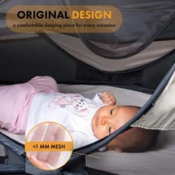Deryan Shane Luxe 2023 Campingbedje - Baby Tent - Anti-UV 50+ - Peuterbed - Silver -Aanbiedingen BIBS Winkel 1200x1200 2185