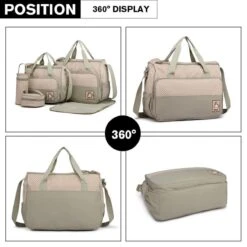 Miss Lulu Luiertas - 5-delige Verzorgingstas Set - Grijs (9026 GY) -Aanbiedingen BIBS Winkel 1200x1200 2191