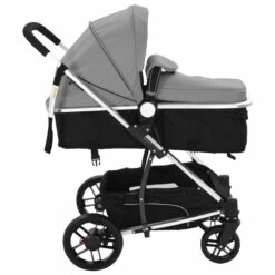 VidaXL Kinderwagen 2-in-1 Aluminium Grijs En Zwart -Aanbiedingen BIBS Winkel 1200x1200 2206