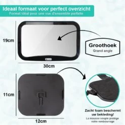 Merkloos Autospiegel Baby - Verstelbare Spiegel Hoofdsteun Autostoel Achterbank - Veiligheidsspiegel - Baby En Kids - 19 X 30cm - 360 Graden Draaibaar - Zwart 16 Merkloos Autospiegel Baby - Verstelbare Spiegel Hoofdsteun Autostoel Achterbank - Veiligheidsspiegel - Baby En Kids - 19 X 30cm - 360 Graden Draaibaar - Zwart -Aanbiedingen BIBS Winkel 1200x1200 2216