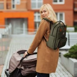 Brisby Slijtvaste Luiertas – Verzorgingstas – Met Buggymontage - Groen -Aanbiedingen BIBS Winkel 1200x1200 2230