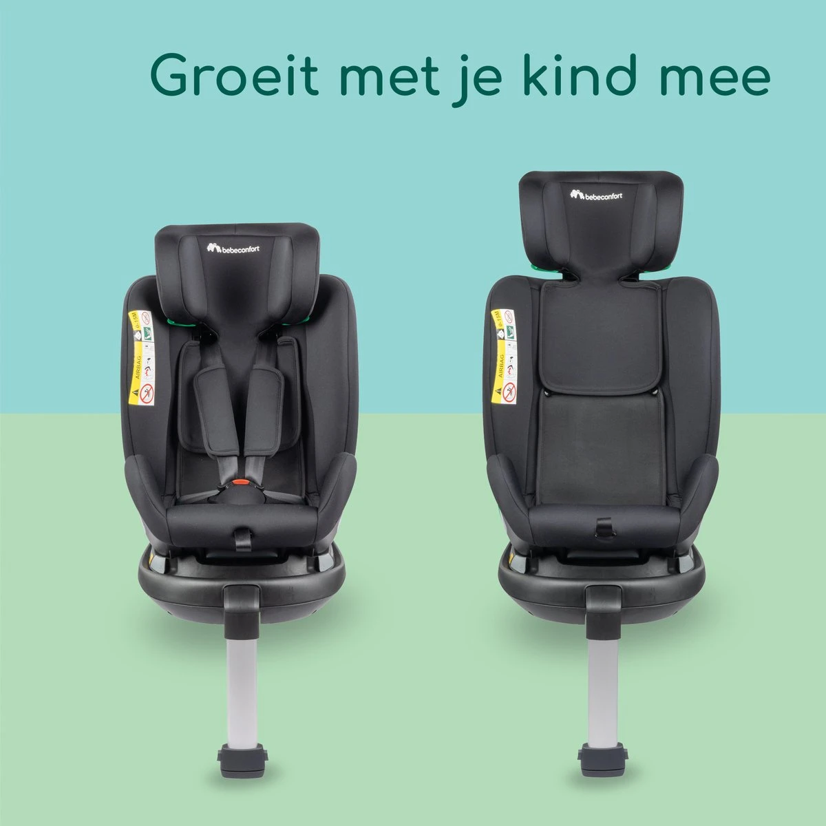 Bebeconfort EvolveFix Plus I-Size - Autostoel - Black Mist - Vanaf De Geboorte Tot 12 Jaar 11 Bebeconfort EvolveFix Plus I-Size - Autostoel - Black Mist - Vanaf De Geboorte Tot 12 Jaar - Afbeelding 11