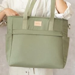 Nobodinoz Baby On The Go Luiertas Olive Green -Aanbiedingen BIBS Winkel 1200x1200 2383