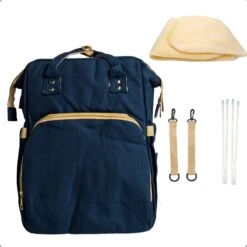 Luiertas - Babyrugtas - Luiertas Met Isoleervak - Luiertas Rugzak - Luiertas Verzorgingstas - Luiertas Blauw