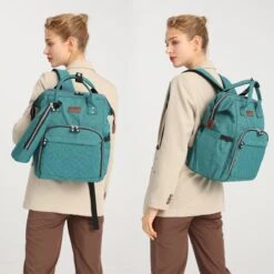 Miss Lulu Luiertas Rugzak - Inclusief Buggy En Kinderwagen Haken - Groen (E6705 GN) -Aanbiedingen BIBS Winkel 1200x1200 2440