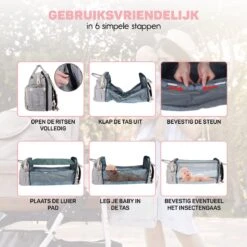 Vulpes BabyCare® Luiertas Rugzak - Luiertassen Met Babybed - Grote Luiertas Met Wieg- Luiertas Verzorgingstas Met Babybedje - Verzorgingsrugzak - Grijs 23 Vulpes BabyCare® Luiertas Rugzak - Luiertassen Met Babybed - Grote Luiertas Met Wieg- Luiertas Verzorgingstas Met Babybedje - Verzorgingsrugzak - Grijs -Aanbiedingen BIBS Winkel 1200x1200 2468